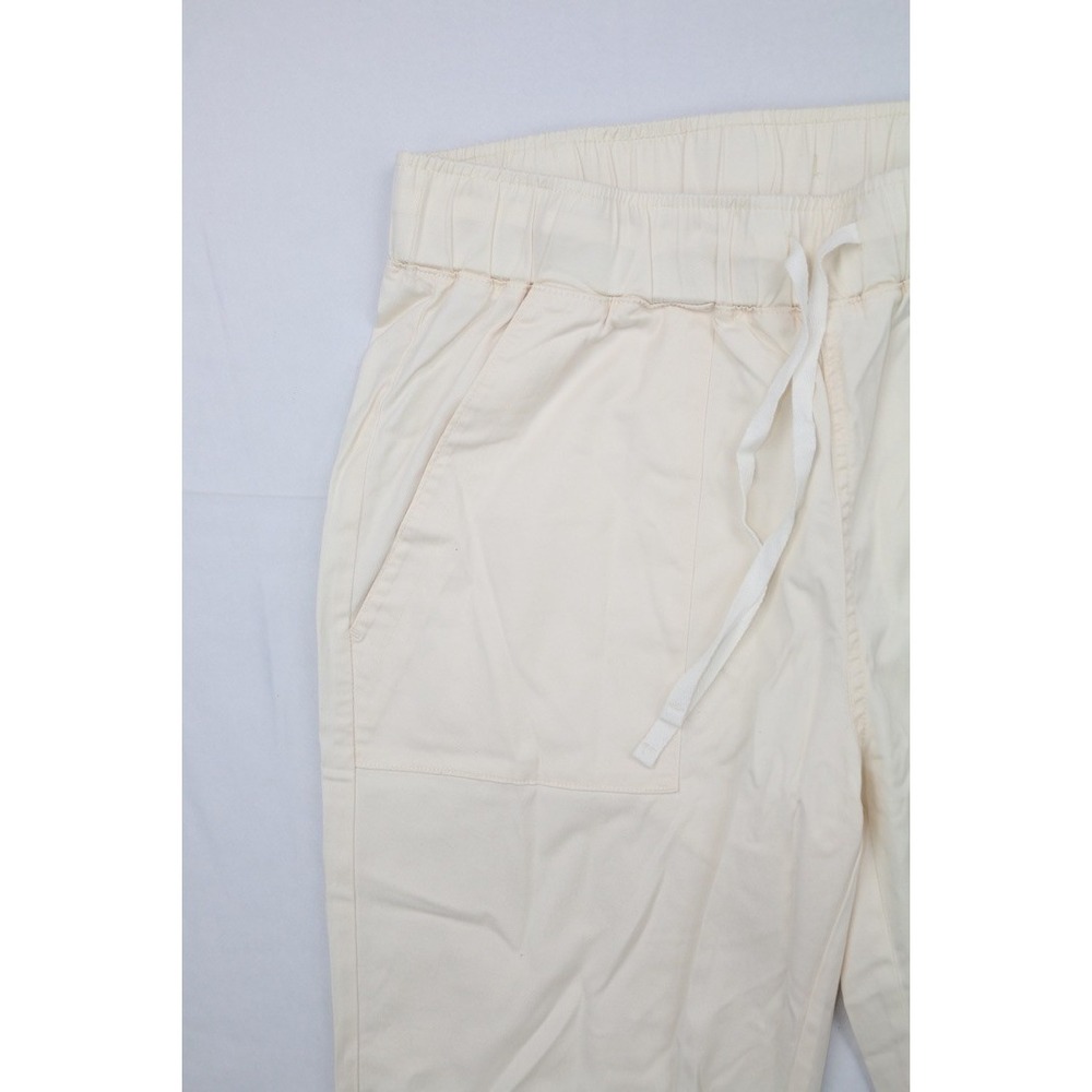 Buffalo David Bitton Women's Soft Tencel Pull-On Jogger Cream Sz M Drawstring - Picture 6 of 15